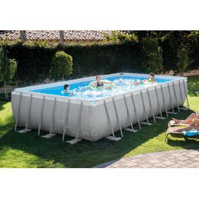 2017 popular Outdoor Family enjoying water pool Intex framed swimming pool