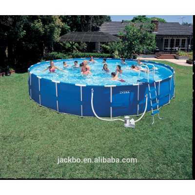 China supply above ground swimming pool round shape intex swimming pool