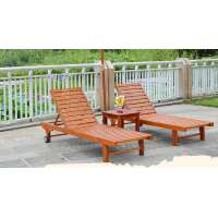 hot sale outdoor leisure wooden beach chair with high quality