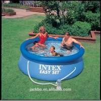 Famous brand intex swimming pool durable PVC forming fabric above ground swimming pool for hot sale