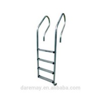 High quality 304 stainless steel heavy duty folding step custom swimming pool ladder